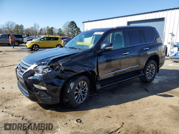 2017 Lexus GX 460 with VIN JTJJM7FX6H5175550, listed as a Copart auction lot 89143555 with 103,250 mi miles and Salvage title. Bid and sale history available at DreamBid. Image 1.