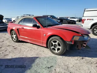 2004 Ford Mustang Deluxe with VIN 1FAFP444X4F126207, listed as a Copart auction lot 85910694 with 130,524 mi miles and Salvage Title. Bid and sale history available at carsss.com. Image 4.