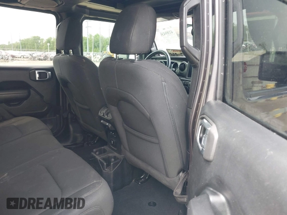 2021 Jeep Wrangler Unlimited Sport S with VIN 1C4HJXDG2MW700461, listed as a IAAI auction lot 41894307 with 82,454 mi miles. Bid and sale history available at carsss.com. Image 8.