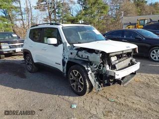 2017 Jeep Renegade Altitude with VIN ZACCJABB6HPG38192, listed as a IAAI auction lot 41821594 with 80,651 mi miles. Bid and sale history available at carsss.com. Image 1.