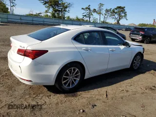 2020 Acura TLX with VIN 19UUB1F38LA015199, listed as a Copart auction lot 53743653 with 44,257 mi miles. Bid and sale history available at carsss.com. Image 3.