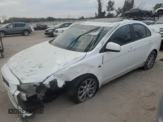 2011 Mitsubishi Lancer ES with VIN JA32U2FUXBU043757, listed as a Copart auction lot 88087545 with 0 mi miles and Salvage Title. Bid and sale history available at carsss.com. Image 1.