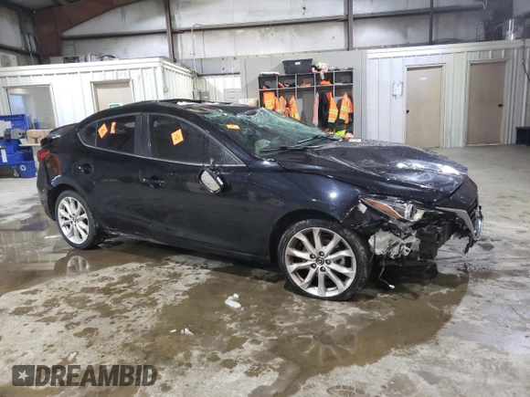 2015 Mazda 3 S Grand Touring with VIN JM1BM1W30F1266500, listed as a Copart auction lot 41745755 with Not Provided miles and Salvage Title. Bid and sale history available at DreamBid. Image 4.