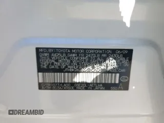 2009 Lexus IS 250 with VIN JTHBK262895104290, listed as a Copart auction lot 49841085 with 127,417 mi miles and Salvage Title. Bid and sale history available at DreamBid. Image 14.