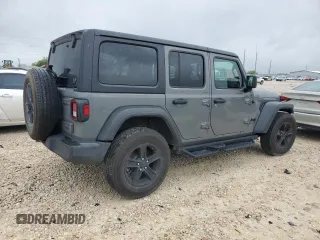 2023 Jeep Wrangler Sport Altitude with VIN 1C4HJXDG1PW679641, listed as a Copart auction lot 50371475 with 18,546 mi miles and Salvage Title. Bid and sale history available at DreamBid. Image 3.