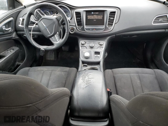 2015 Chrysler 200 Limited with VIN 1C3CCCAB3FN756301, listed as a Copart auction lot 45863855 with 125,190 mi miles and Salvage Title. Bid and sale history available at carsss.com. Image 8.