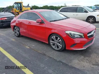 2017 Mercedes-Benz CLA with VIN WDDSJ4EB3HN487853, listed as a IAAI auction lot 41002111 with 103,971 mi miles. Bid and sale history available at carsss.com. Image 1.
