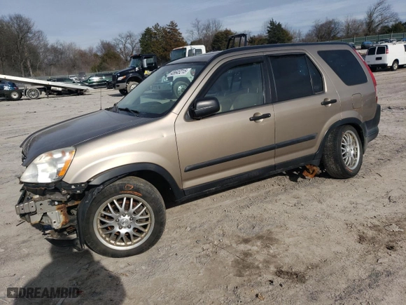 2006 Honda CR-V EX with VIN SHSRD78816U431819, listed as a Copart auction lot 45645215 with 188,103 mi miles and Clean Title. Bid and sale history available at carsss.com. Image 1.