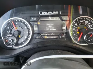 2019 Ram 1500 Big Horn/Lone Star with VIN 1C6RRFFG1KN814823, listed as a Copart auction lot 52184375 with 89,927 mi miles and Non Repairable. Bid and sale history available at carsss.com. Image 9.