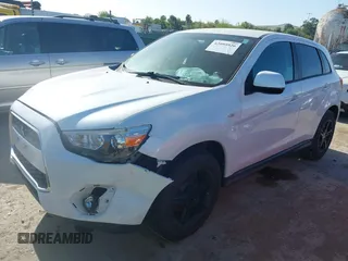 2015 Mitsubishi Outlander Sport ES with VIN 4A4AP3AU6FE048240, listed as a IAAI auction lot 42095926 with 105,094 mi miles. Bid and sale history available at carsss.com. Image 2.