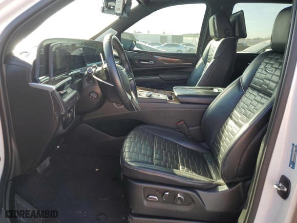 2021 Cadillac Escalade Sport Platinum with VIN 1GYS4GKT5MR434326, listed as a Copart auction lot 77497474 with 8,658 mi miles and Salvage Title. Bid and sale history available at carsss.com. Image 7.