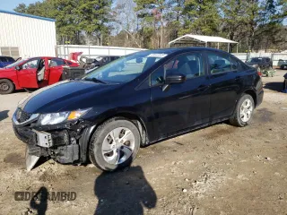 2015 Honda Civic Sedan LX with VIN 19XFB2E51FE030726, listed as a Copart auction lot 48610325 with 127,709 mi miles and Salvage Title. Bid and sale history available at carsss.com. Image 1.