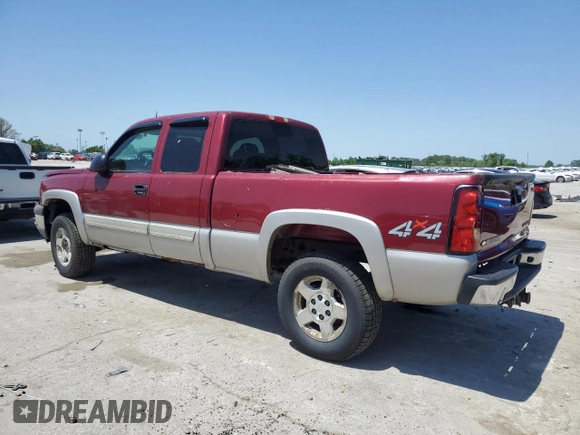 2005 Chevrolet Silverado 1500 Z71 z VIN 1GCEK19Z65Z299049, wystawiony jako Copart lot #56680575 z przebiegiem 366 047 mil mil oraz Czysty tytuł • Clean title. Historia ofert i sprzedaży dostępna na DreamBid. Obrazek 2.