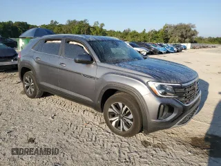 2024 Volkswagen Atlas SE with VIN 1V2DE2CA1RC203346, listed as a Copart auction lot 52594865 with Not provided miles and Salvage title. Bid and sale history available at DreamBid. Image 4.
