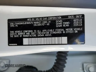 2018 Volvo S60 Inscription z VIN LYV402HK9JB168579, wystawiony jako Copart lot #47094155 z przebiegiem 61 979 mil mil oraz Szkoda całkowita • Salvage title. Historia ofert i sprzedaży dostępna na DreamBid. Obrazek 12.