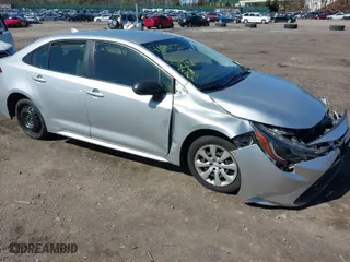 2021 Toyota Corolla LE with VIN JTDEPMAE3MJ120538, listed as a IAAI auction lot 41850150 with 90,998 mi miles. Bid and sale history available at carsss.com. Image 1.