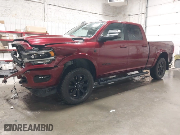 2019 Ram 2500 Laramie with VIN 3C6UR5FL4KG664071, listed as a IAAI auction lot 41361435 with 71,097 mi miles. Bid and sale history available at carsss.com. Image 17.