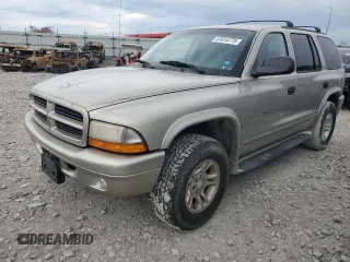 2001 Dodge Durango with VIN 1B4HS28Z71F564624, listed as a Copart auction lot 51614775 with 170,847 mi miles and Clean title. Bid and sale history available at DreamBid. Image 1.