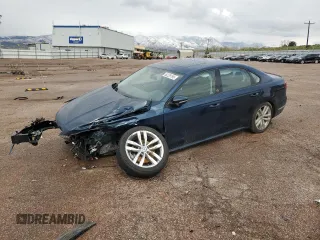 2019 Volkswagen Passat Wolfsburg Edition z VIN 1VWLA7A36KC000708, wystawiony jako Copart lot #56229195 z przebiegiem 45 789 mil mil oraz Szkoda całkowita • Salvage title. Historia ofert i sprzedaży dostępna na DreamBid. Obrazek 1.
