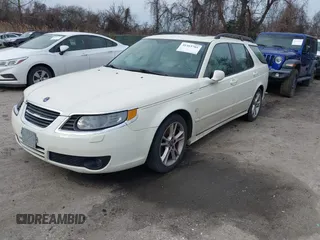 2008 Saab 9-5 with VIN YS3ED59G583514694, listed as a IAAI auction lot 41463705 with 122,409 mi miles. Bid and sale history available at carsss.com. Image 19.