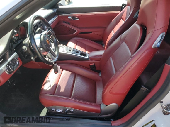 2018 Porsche 911 Carrera with VIN WP0CA2A90JS138078, listed as a Copart auction lot 57604435 with 32,841 mi miles and Salvage title. Bid and sale history available at DreamBid. Image 7.