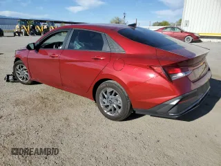 2024 Hyundai Elantra SEL with VIN KMHLM4DG7RU761240, listed as a Copart auction lot 54633445 with 6,782 mi miles and Salvage Title. Bid and sale history available at carsss.com. Image 2.