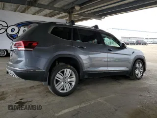 2018 Volkswagen Atlas SEL Premium with VIN 1V2NR2CA7JC576047, listed as a Copart auction lot 55309005 with 137,472 mi miles and Salvage title. Bid and sale history available at DreamBid. Image 3.