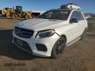 2018 Mercedes-Benz GLE 43 AMG with VIN 4JGDA6EB5JB017664, listed as a Copart auction lot 86380244 with 51,405 mi miles and Salvage Title. Bid and sale history available at DreamBid. Image 1.