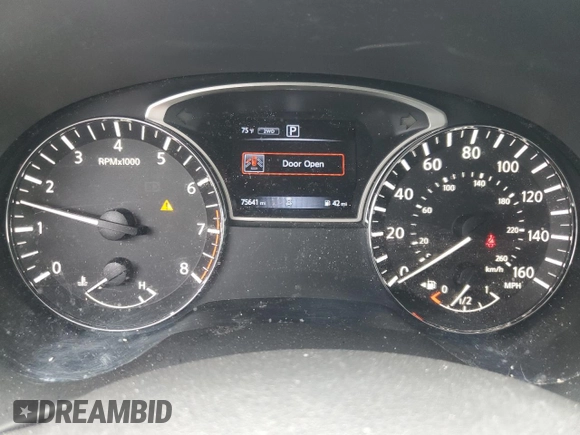 2020 Nissan Pathfinder S with VIN 5N1DR2AM5LC576489, listed as a Copart auction lot 57211435 with 75,641 mi miles and Salvage title. Bid and sale history available at DreamBid. Image 9.