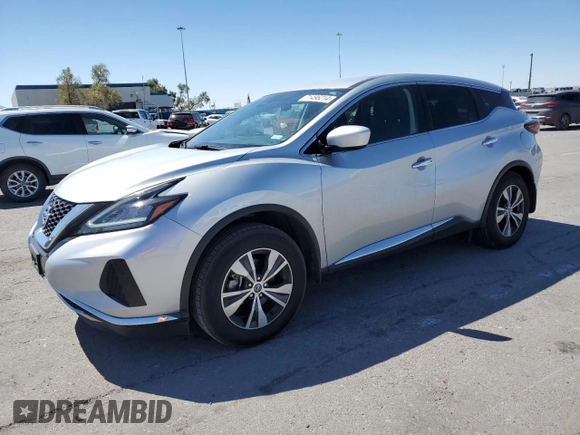 2022 Nissan Murano S with VIN 5N1AZ2AJ8NC108980, listed as a Copart auction lot 71496214 with 15,891 mi miles and Salvage Title. Bid and sale history available at DreamBid. Image 1.