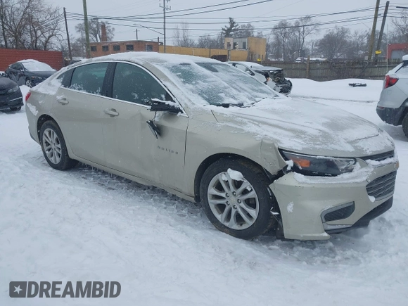 2016 Chevrolet Malibu LT with VIN 1G1ZE5ST5GF265932, listed as a IAAI auction lot 41625453 with 173,273 mi miles and . Bid and sale history available at DreamBid. Image 1.