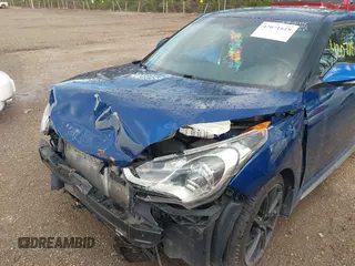 2015 Hyundai Veloster Turbo with VIN KMHTC6AE1FU241662, listed as a IAAI auction lot 42071618 with Not provided miles and . Bid and sale history available at DreamBid. Image 6.