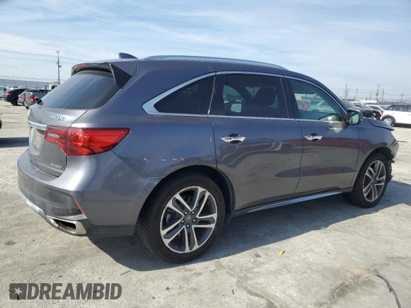 2017 Acura MDX Advance z VIN 5FRYD4H93HB037525, wystawiony jako Copart lot #45949485 z przebiegiem 199 077 mil mil oraz Szkoda całkowita • Salvage title. Historia ofert i sprzedaży dostępna na DreamBid. Obrazek 3.