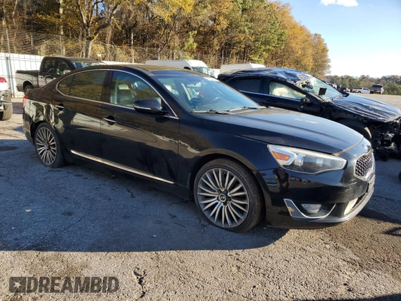 2014 Kia Cadenza Premium with VIN KNALN4D72E5124131, listed as a Copart auction lot 83754994 with 151,349 mi miles and Clean Title. Bid and sale history available at carsss.com. Image 4.