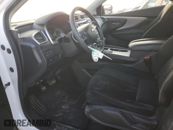 2022 Nissan Murano S with VIN 5N1AZ2AJ5NC119452, listed as a Copart auction lot 83622194 with 38,464 mi miles and Salvage Title. Bid and sale history available at DreamBid. Image 7.