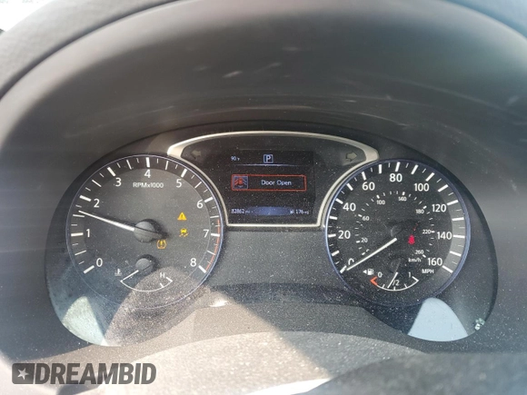 2017 Nissan Altima SR with VIN 1N4AL3AP4HN359297, listed as a Copart auction lot 59825345 with 82,862 mi miles and Salvage title. Bid and sale history available at DreamBid. Image 9.