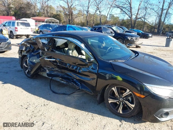 2016 Honda Civic Coupe Touring with VIN 2HGFC3B96GH357012, listed as a IAAI auction lot 41295294 with NaN miles. Bid and sale history available at carsss.com. Image 6.