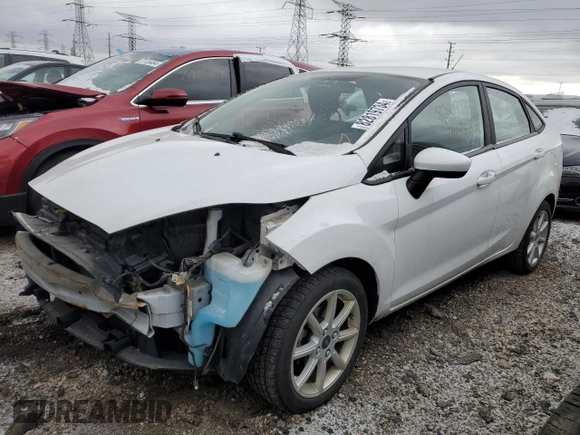 2017 Ford Fiesta SE with VIN 3FADP4BJ2HM136218, listed as a Copart auction lot 82819734 with 74,358 mi miles and Salvage Title. Bid and sale history available at DreamBid. Image 1.