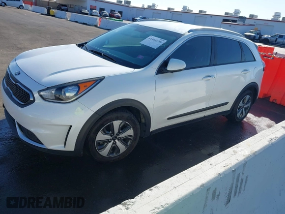 2017 Kia Niro LX with VIN KNDCB3LC6H5044078, listed as a IAAI auction lot 41466190 with 194,146 mi miles. Bid and sale history available at carsss.com. Image 18.