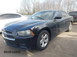 2014 Dodge Charger SE with VIN 2C3CDXBG9EH287009, listed as a IAAI auction lot 41924116 with 190,725 mi miles and . Bid and sale history available at carsss.com. Image 2.
