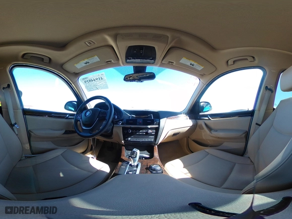 2015 BMW X3 sDrive28i with VIN 5UXWZ7C58F0M82742, listed as a IAAI auction lot 41944819 with 88,279 mi miles. Bid and sale history available at carsss.com. Image 20.