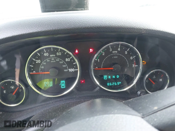 2017 Jeep Wrangler Unlimited Sport with VIN 1C4BJWDG7HL745466, listed as a IAAI auction lot 41040828 with 86,269 mi miles. Bid and sale history available at carsss.com. Image 7.