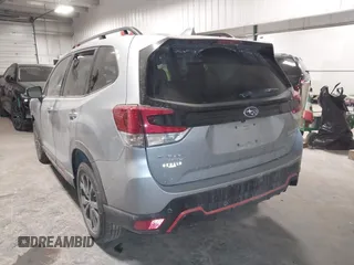 2023 Subaru Forester Sport with VIN JF2SKAJC8PH498107, listed as a IAAI auction lot 41401633 with 19,438 mi miles. Bid and sale history available at carsss.com. Image 3.