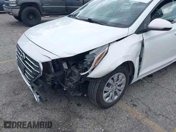 2022 Hyundai Accent SE with VIN 3KPC24A67NE177354, listed as a IAAI auction lot 42255732 with 30,969 mi miles and . Bid and sale history available at DreamBid. Image 6.