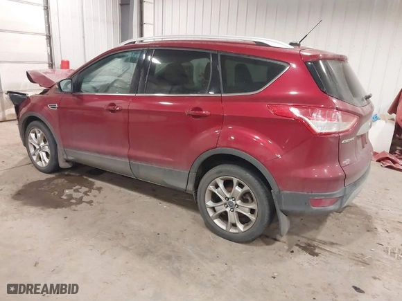 2014 Ford Escape Titanium with VIN 1FMCU9JX0EUC76045, listed as a IAAI auction lot 41119637 with 105,000 mi miles. Bid and sale history available at carsss.com. Image 3.