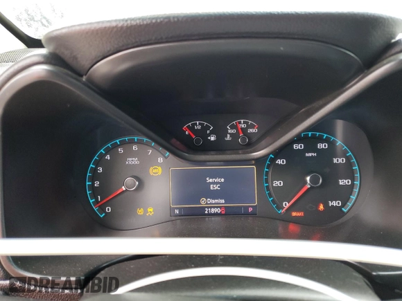 2021 Chevrolet Colorado 4WD ZR2 with VIN 1GCGTEEN3M1293299, listed as a Copart auction lot 59809995 with 21,890 mi miles and Salvage title. Bid and sale history available at DreamBid. Image 9.