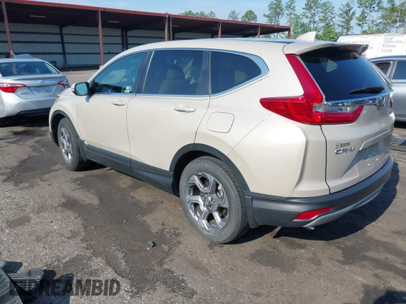 2019 Honda CR-V EX-L with VIN 2HKRW1H84KH503106, listed as a IAAI auction lot 42538439 with 27,883 mi miles and . Bid and sale history available at DreamBid. Image 3.