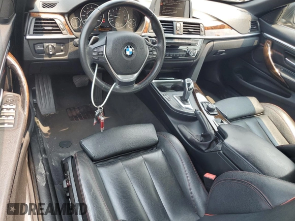 2015 BMW 4 Series 435i with VIN WBA3T3C53F5A40517, listed as a Copart auction lot 58792675 with 77,933 mi miles and Salvage title. Bid and sale history available at DreamBid. Image 8.