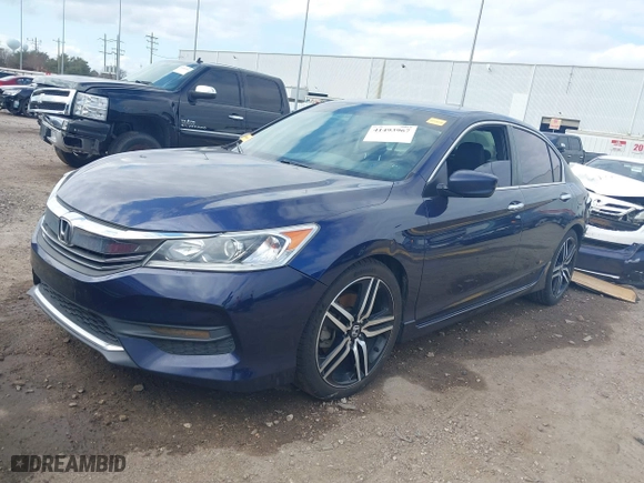 2017 Honda Accord Sedan Sport with VIN 1HGCR2F50HA170111, listed as a IAAI auction lot 41493967 with 276,074 mi miles. Bid and sale history available at carsss.com. Image 21.