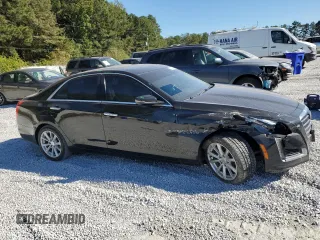 2017 Cadillac CTS RWD with VIN 1G6AP5SX2H0150035, listed as a Copart auction lot 75330874 with 74,582 mi miles and Salvage title. Bid and sale history available at DreamBid. Image 4.